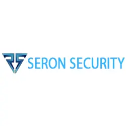 Seron Security - Trusted Cybersecurity Experts. Seron Security logo - blue shield icon with text Seron Security.