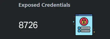Image of the TRaViS EASM dashboard showing exposed credentials. Image of the TRaViS EASM dashboard showing exposed credentials.
